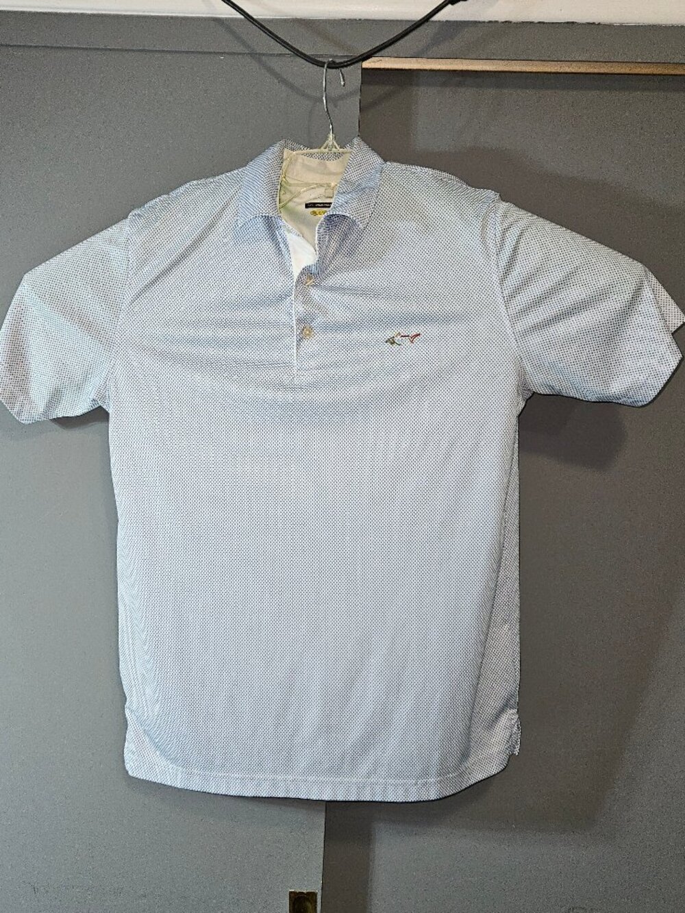 Greg Norman  Mens golf Polo short sleeve shirt Large